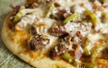 Philly Cheese Steak Pizza